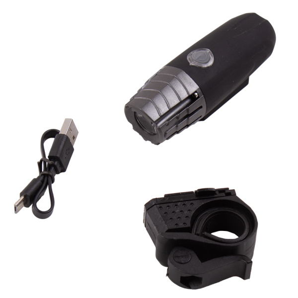 Передний велосипедный фонарь West Biking, встроенный аккумулятор, яркость 200 люмен, 4 режима