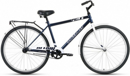 Велосипед ALTAIR CITY HIGH 28 (28" 1 ск. рост. 19") 2023, темно-синий/серый, RB3C8100EDBUXGY