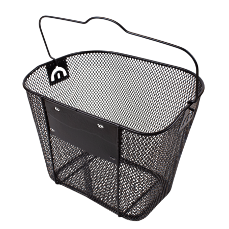 Корзина велосипедная на руль быстросъем креп.