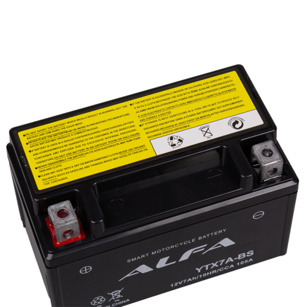 АКБ 12V 7Ah YTX7L-BS (iGEL) R+  ( 113x70x130 гелевый  для мототехники )