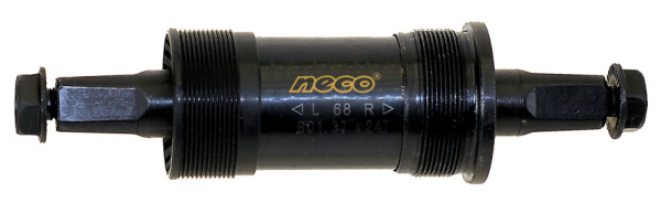 Каретка/картридж NECO, 5-359341, 68х115,5/23,5мм, чашки: левая-сталь, правая-пластик