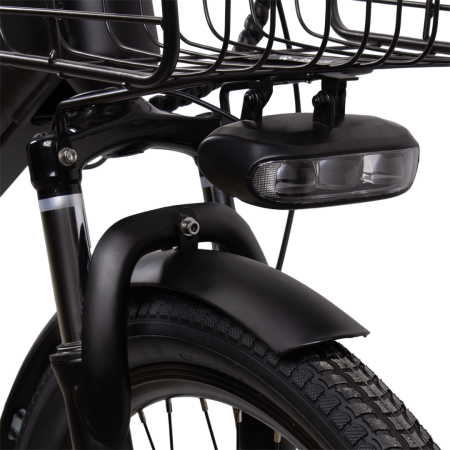 Электровелосипед 24" Ecoliner Okami 240W 36V 10.4ah (с передней и задней корзиной)