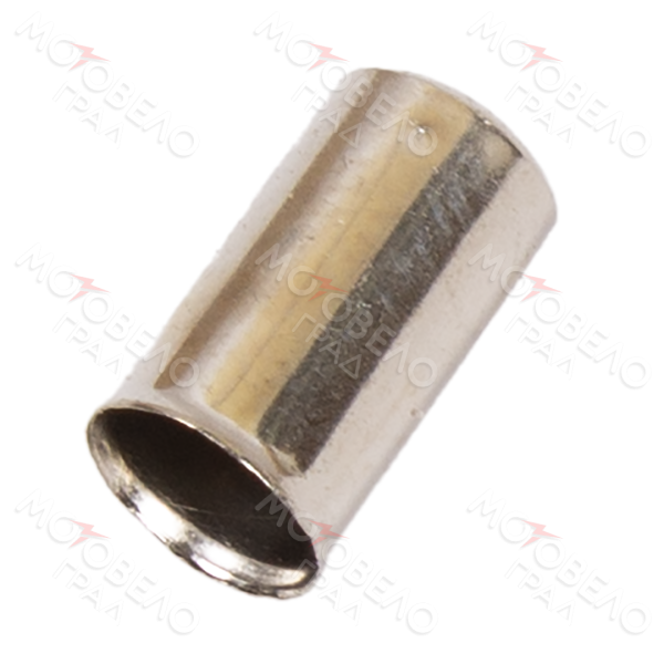 Наконечник оплетки (001) тормозных тросов , хромированный  (1 уп = 250 шт)