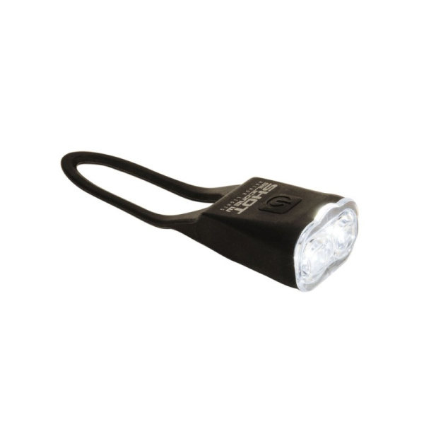 Фара AUTHOR SILICON W, 8-12009128, "брелок" 2д/2 ф. 13Lm черн. видим. до 600м с батар.