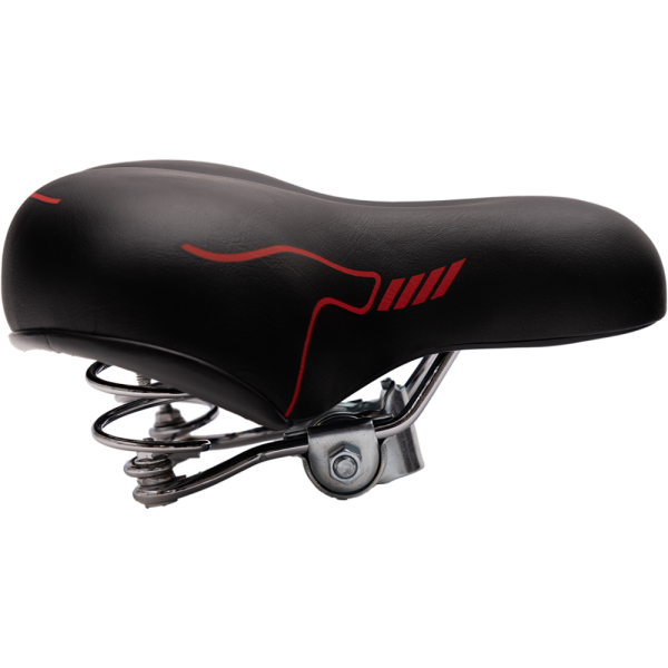 Седло (012) 28", аналог Stels Navigator 340, размер 250х205 (цвета: черн./сер., черн./син., черн./красн.)  (уп-ка 20 шт)