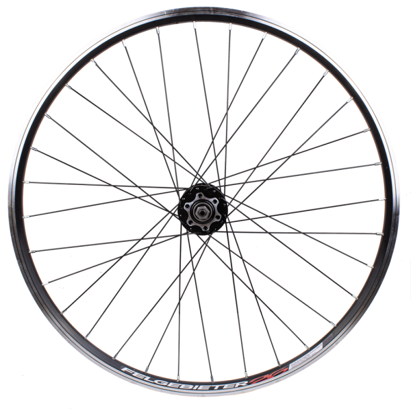 Колесо 26" зад, двустен.обод 32 отв., втулка  сталь под Disc-brake, экс-к под трещетку 6-8 ск. Пром 