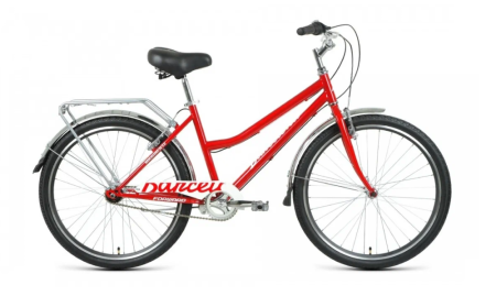 Велосипед FORWARD BARCELONA 26 3.0 (26" 3 ск. рост. 17") 2020-2021, красный/белый, RBKW1C163004