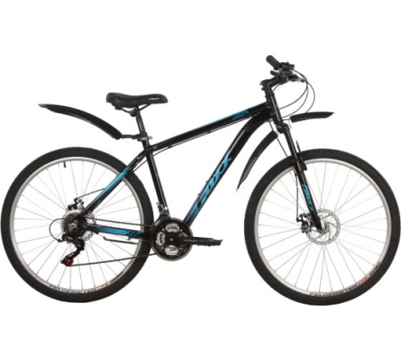 Велосипед FOXX 27.5" ATLANTIC D черный, алюминий, размер 20"