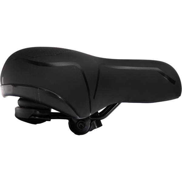 Седло SX-AZ-014/006 велосипедное мягкое со светоотражающим элементом, с пружинами, 250*210MM