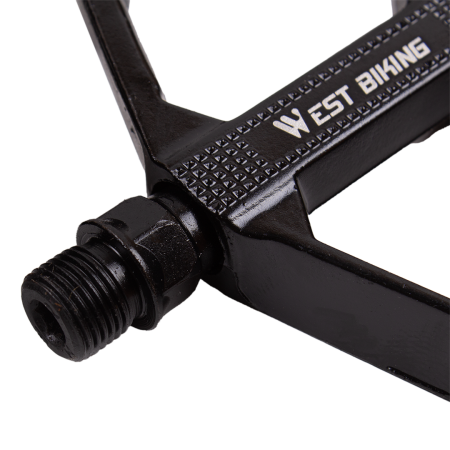 Педали West Biking, алюм сплав, 12.6×10.3×2 см, ось M14×1,25 мм, вес 400 г