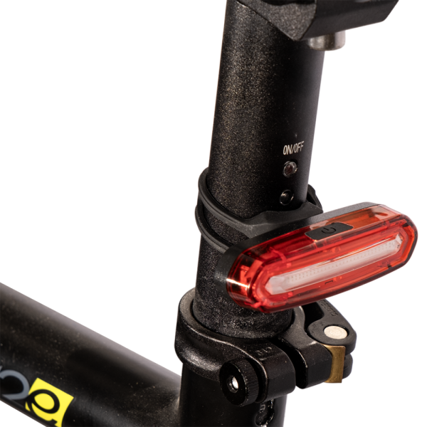 Велосипедный фонарь задний аккумуляторный 650mAh, 120 люмен., 7 режимов работы, IPX защита от влаги, West Biking арт.0701111