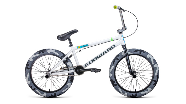 Велосипед FORWARD ZIGZAG 20 (20" 1 ск. рост. 20.75") 2022, белый, RBK22FW20093