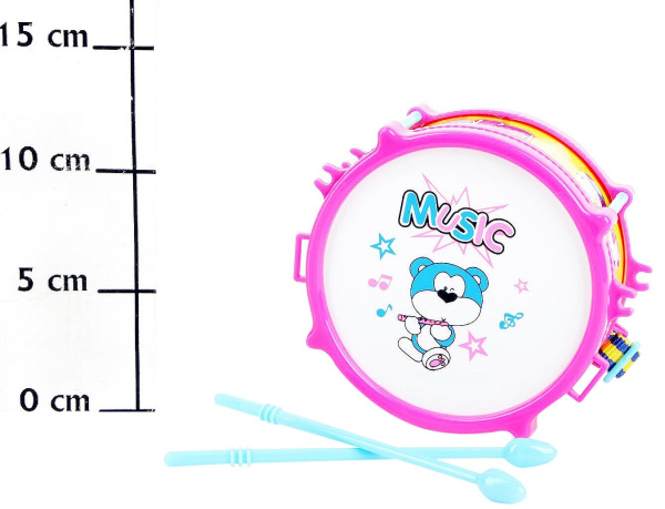 Игрушка пластиковая Барабан РАС 19см, Music