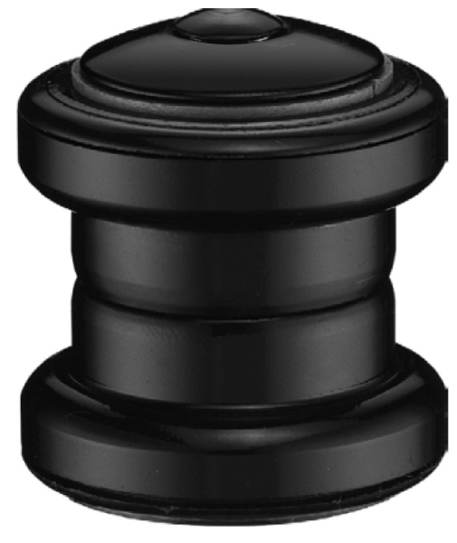 Рулевая колонка 3-807 CH-852 сталь. внешн., картр.MTB 1 1/8" 30х34мм, высота 28мм 127г. черн CLARKS