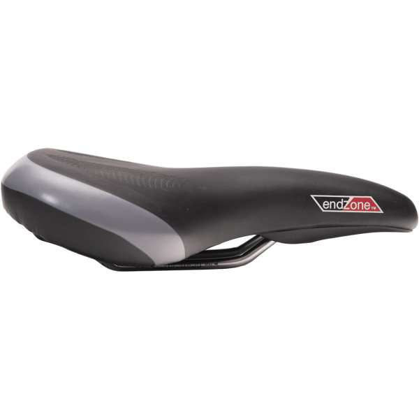 Седло VELO END ZONE VL-6269, 6-146269 комфорт 264х215мм антискользящ. покрытие эластом. черно-серое