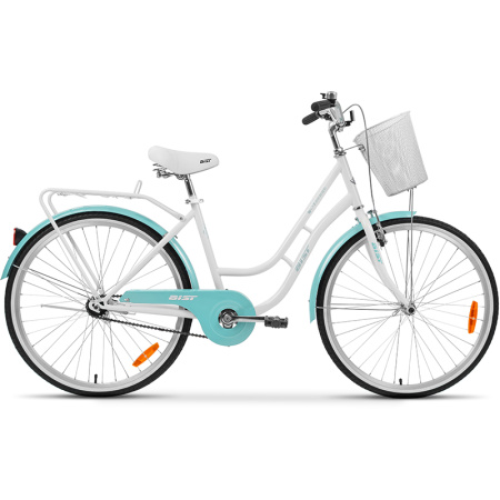 Велосипед AIST  Avenue 26  бело-бирюзовый 2023 4810310028306