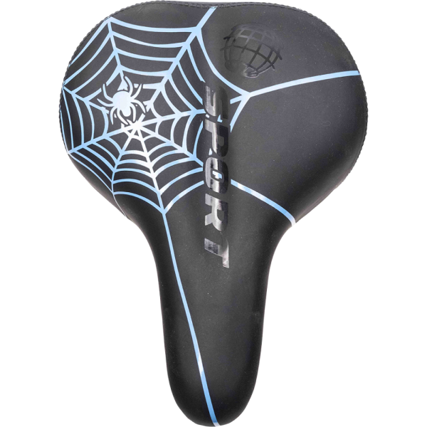 Седло велосипедное YW-AZ-119, 280х215мм, широкое, мягкое, с эластомером, с замком