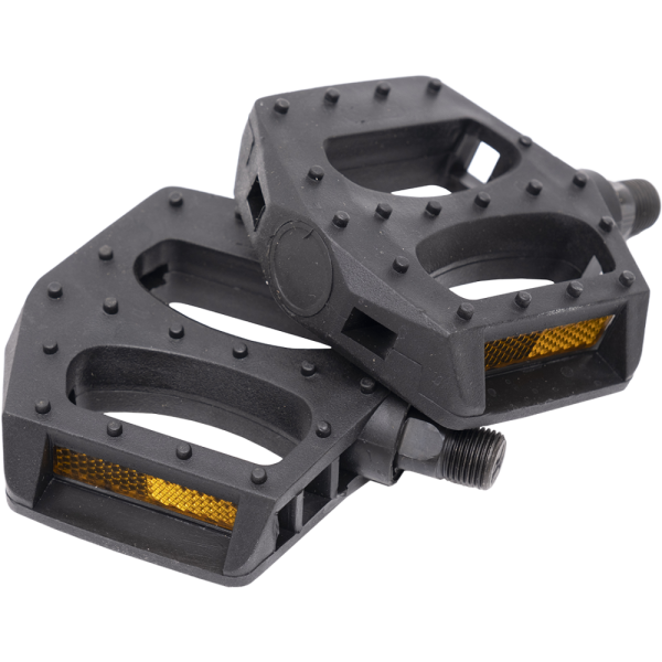 Педаль пластиковая (007) аналог "Neco" WP-401-1, с подшипником, большая платф, 9/16"