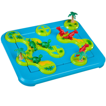 Логическая игра Bondibon Динозавры.Таинственные острова