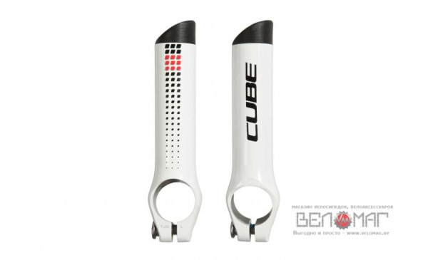 Рога руля металлические CUBE HPA белый