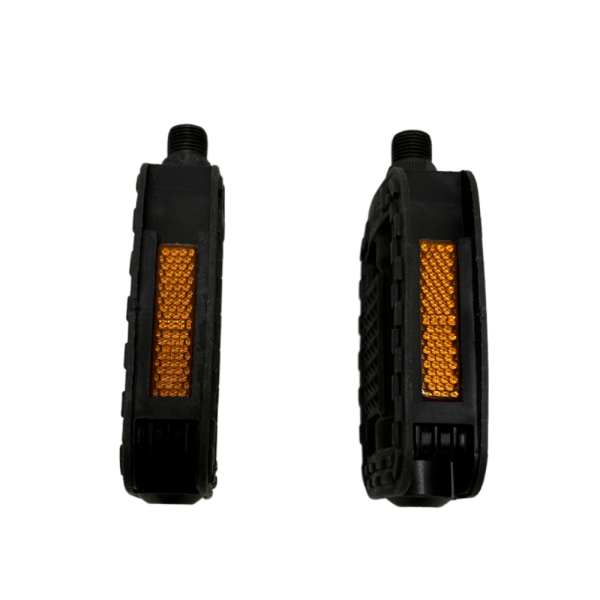 Педали пластик, черные ф14, метрическая резьба, 65140,  Deepak,  (упак=50пар.), цена за пару. - 4,98р., от упак=4,48р