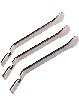 Монтажки BIKEHAND YC-313, 6-14313, сталь с крючками (3шт) серебр.