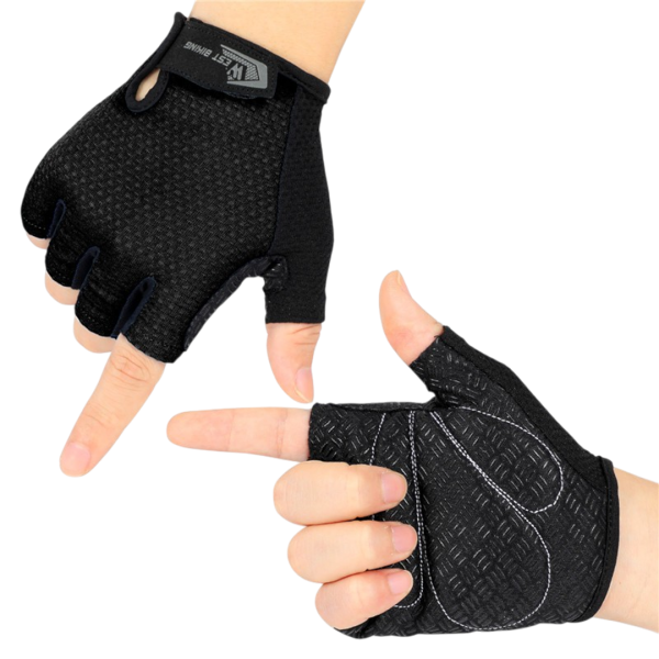 Велосипедные перчатки West Biking, лайкра, искусственная кожа, микрофибра, спандекс, застежка velcro