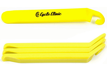 Монтажки AUTHOR CC TL4, 8-10091110, пластиковые эргоном. с крючками, (3шт), желтые