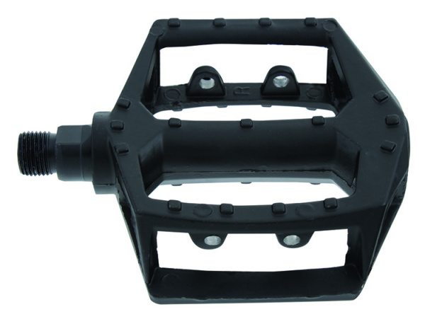 Педали 5-311348 алюм. литые широкие, 87х94мм, 385г/пара, черные