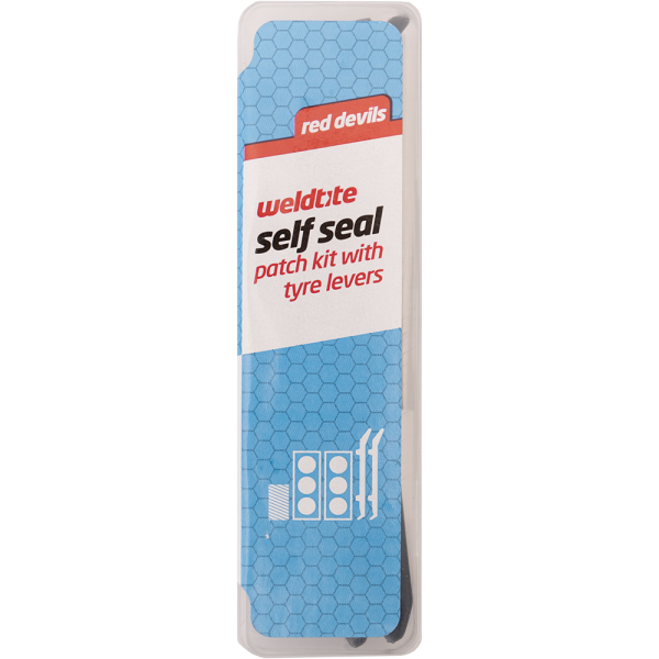 Аптечка 7-01039 6 суперсамоклеек+шкурка+монтировки инд. уп.(12) RED DEVILS WELDTITE (Англия)