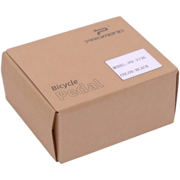 Велосипедные педали PD-R79N, алюм, пром. подшипники, противоскользящие гвозди, 105х91х18мм