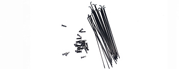 Спицы 03-002284 Spokes - Pack of 20 x spokes -182mm черные арт.I91-182B COLONY