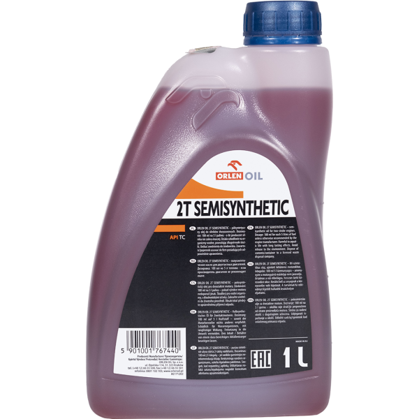 Масло моторное 2Т Semisynthetic TC 1л канистра пласт. РП
