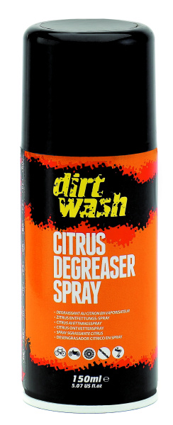 Очиститель цепи/перекл. 7-03011 DIRTWASH CITRUS DEGREASER спрей 150мл (12) WELDTITE (Англия)