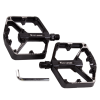 Педали West Biking, алюм сплав, 12.6×10.3×2 см, ось M14×1,25 мм, вес 400 г