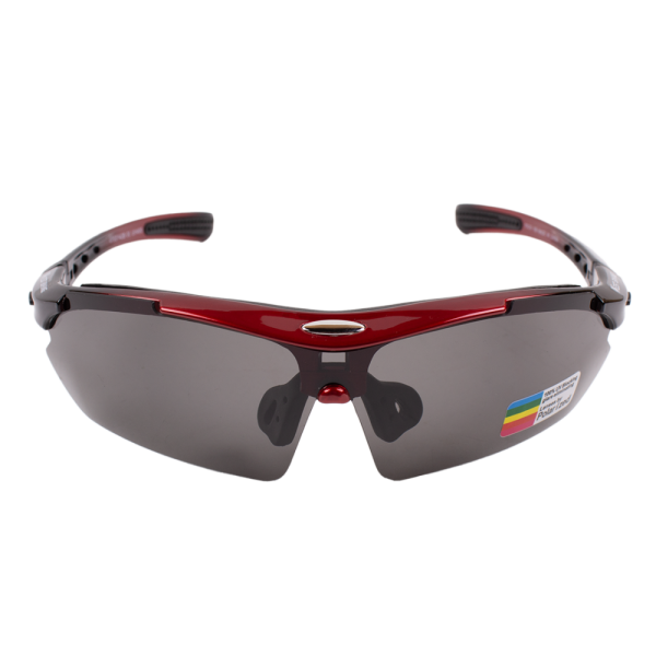 Велосипедные очки солнезащ. со сменными линзами+чехол, материал линзы-поликарбонат, West biking