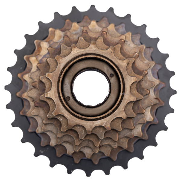 Звездочка вело задняя EDX7 (семерик),  большая звезда черного цвета,дизайн Shimano   (уп-ка 50 шт)