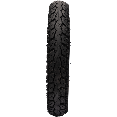 Велопокрышка 14"х2,5 бескамерная для электровелосипедов и скутеров