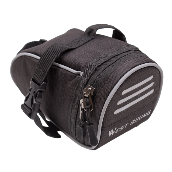 Седельная сумка для велосипеда West Biking, крепление на подседельный штырь, размер 19×10×9 см, материал оксфордский ткани