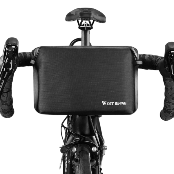 Велосипедная многофункциональная сумка, 2,5л, размер 20*8*15 см, крепление на руль, полиэстер + нейлон, West biking