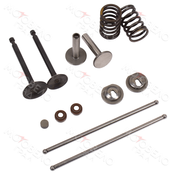 Клапаная пружина + тарелка впускного клапана + сальник клапана 177F