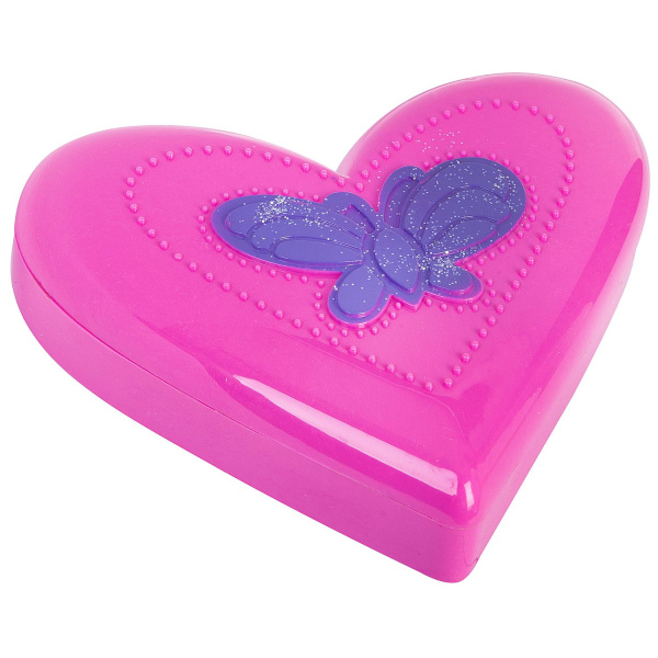 Набор детской декорат. косметики Bondibon Eva Moda, BOX 28,1х18,2х3,3 см, косметичка-сердце