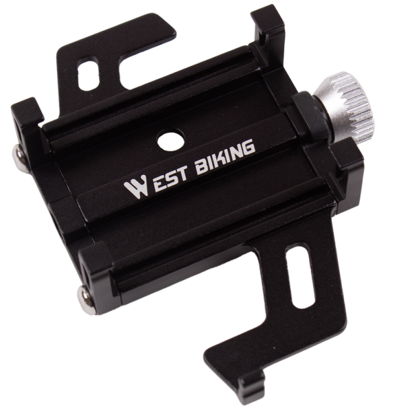 Держатель для телефона West Biking, алюм сплав, силикон, крепление на руль, для телефонов 3,5-7,2 дюйма