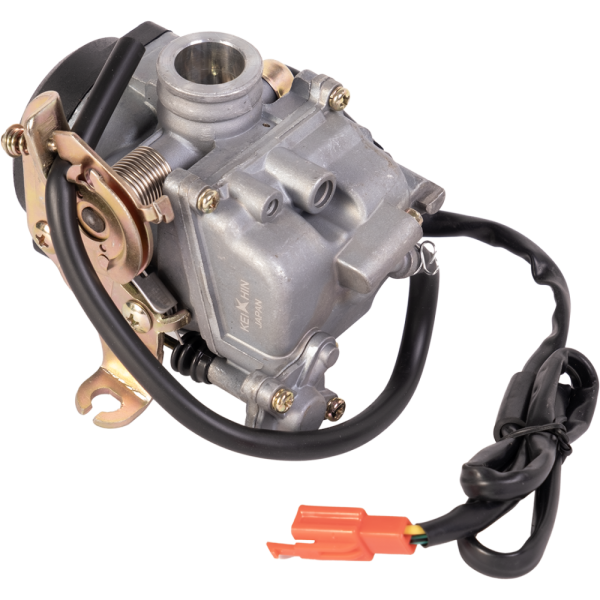 Карбюратор 4T GY6- 50/60cc, 139QMB (PD16) пласт. крышка (KEIHIN)