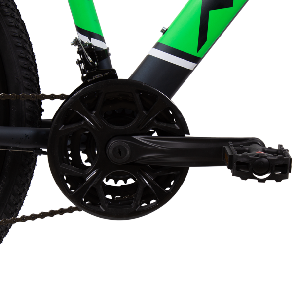 Велосипед NEO MATRIX 26" Размер рамы: 13,5, цвет: чёрно-зелёный